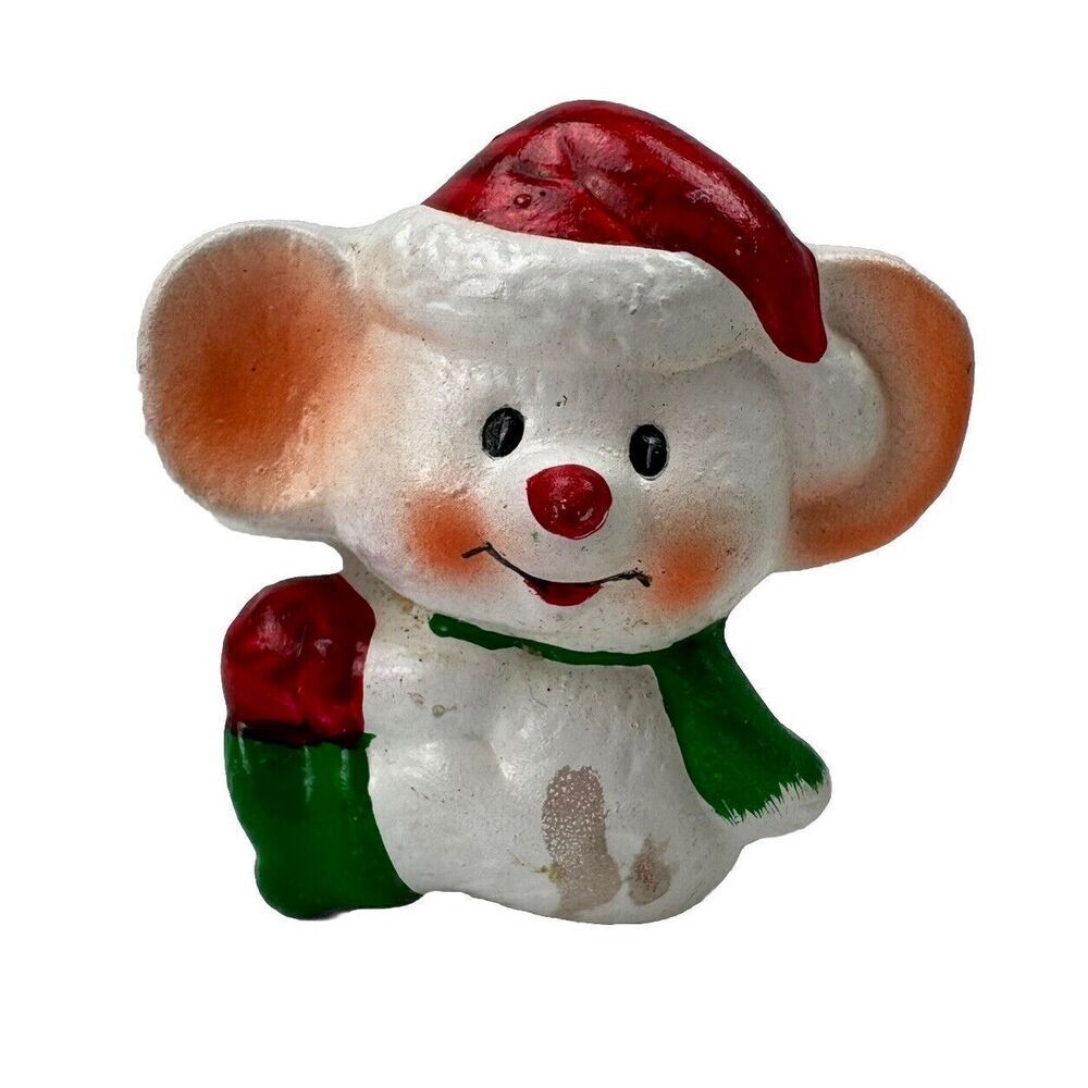 Vintage Mouse Candle Holder RUSS 2520 Christmas Mouse Mice Taper Candle